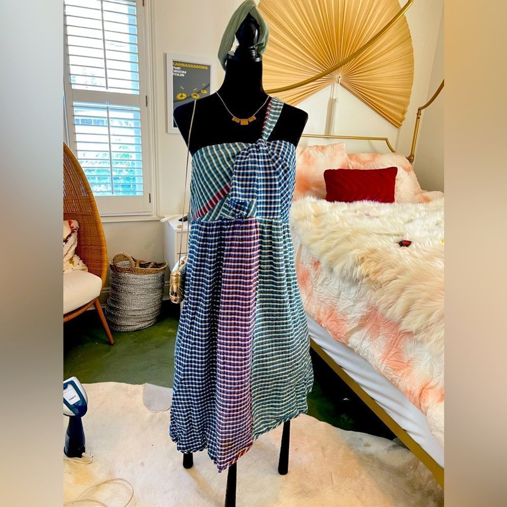 Anthropologie One-Shoulder Dress. Size 14